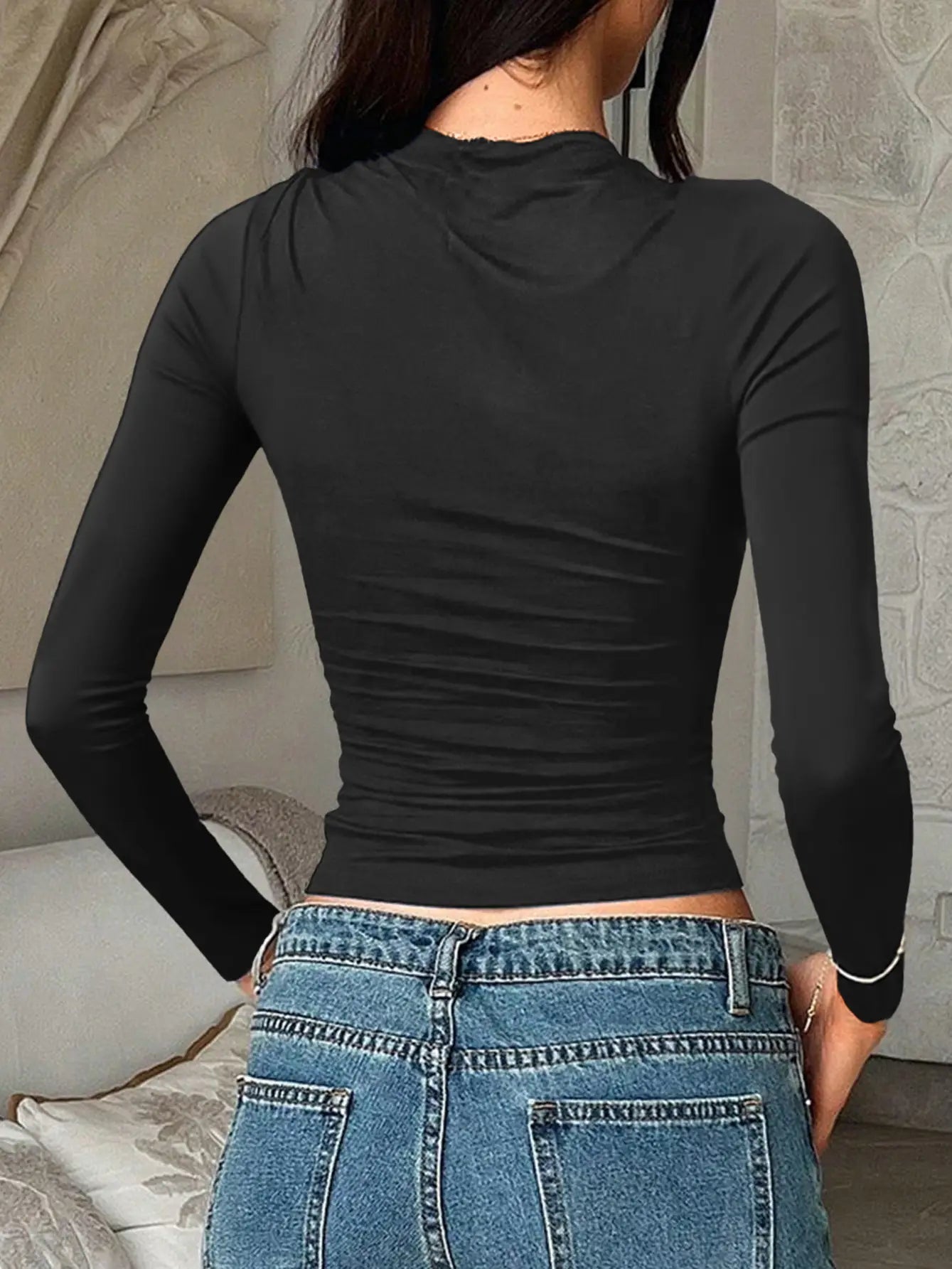 Black Essential Top