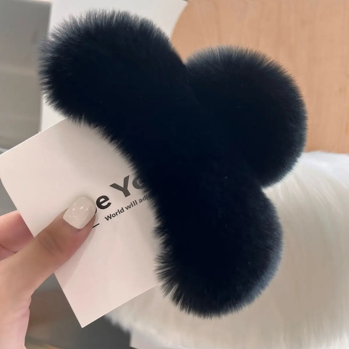Fur Hair Clip