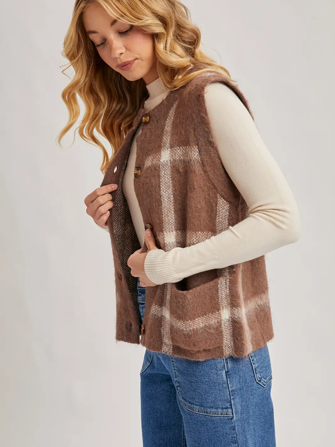 Fuzzy Sweater Vest