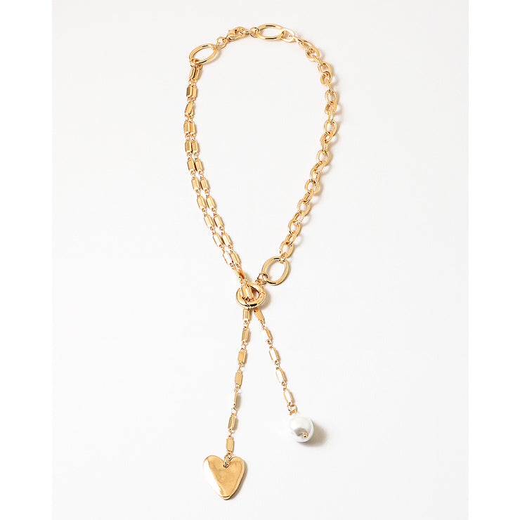 Pearl Heart Necklace