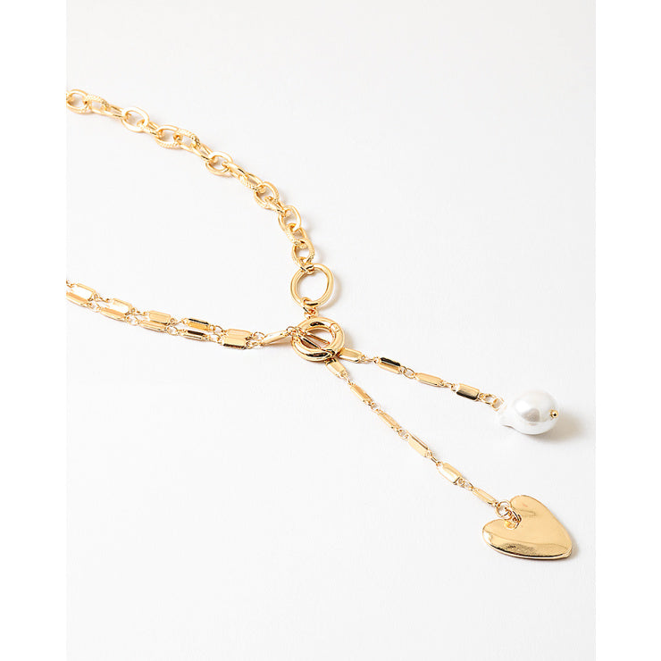 Pearl Heart Necklace