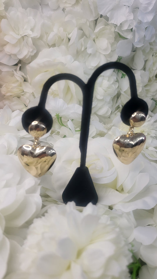 Large Heart Earrings