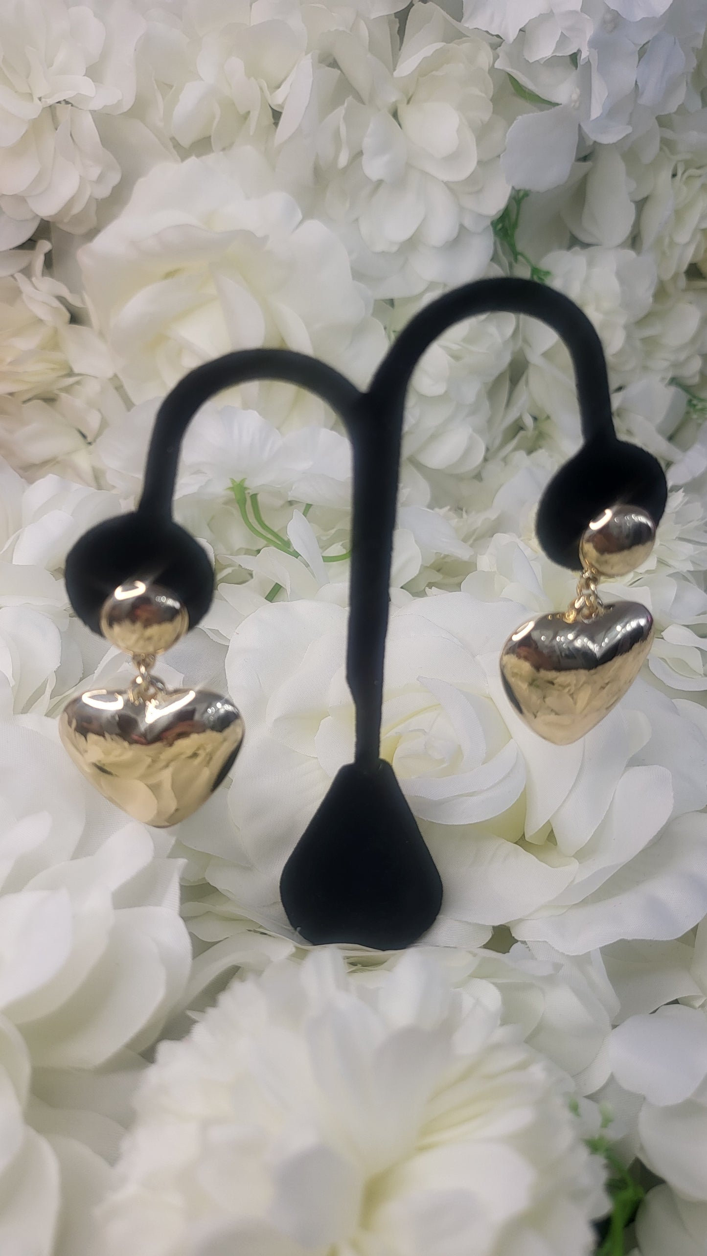 Large Heart Earrings