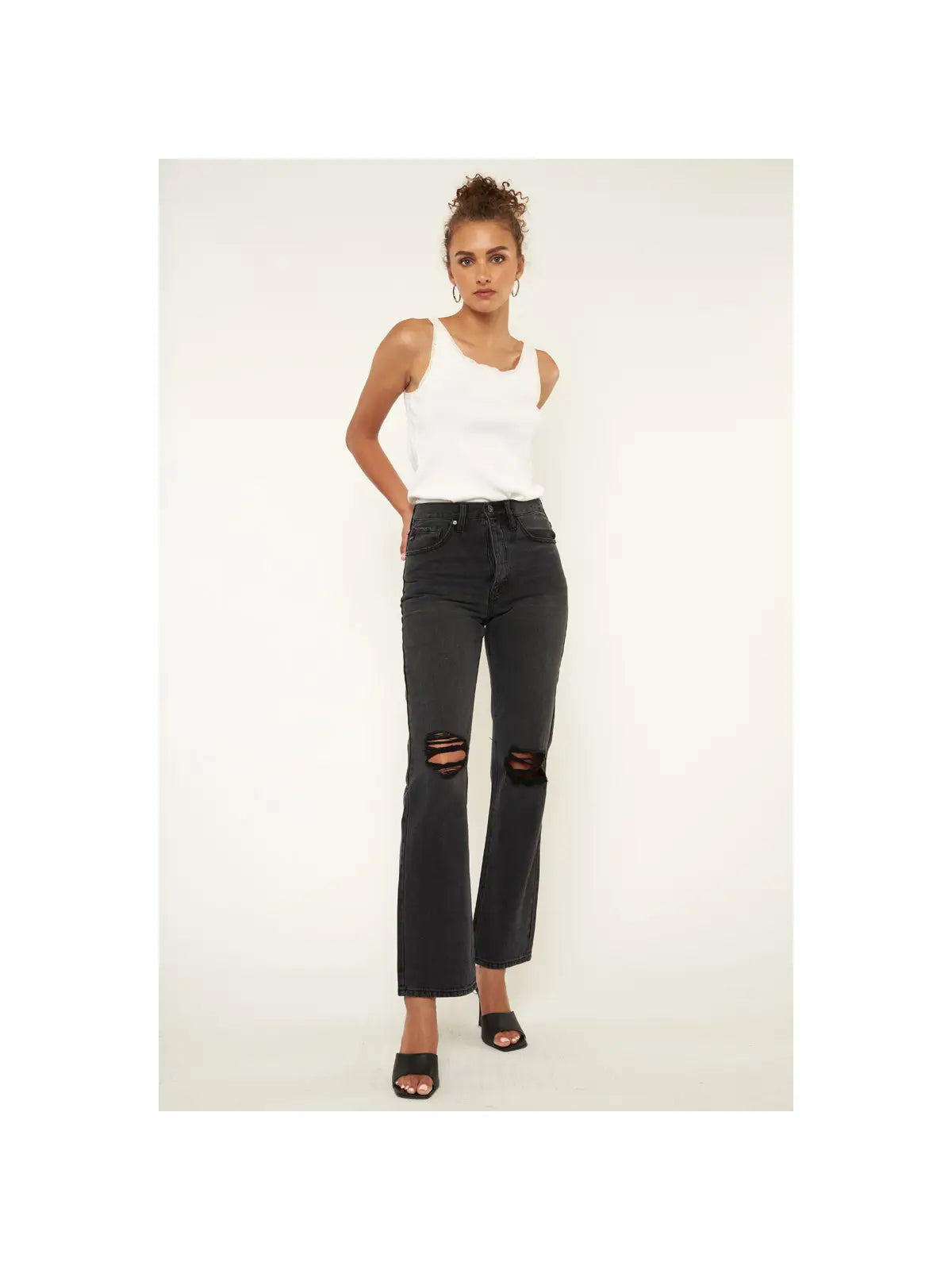 Boyfriend Jeans- Black