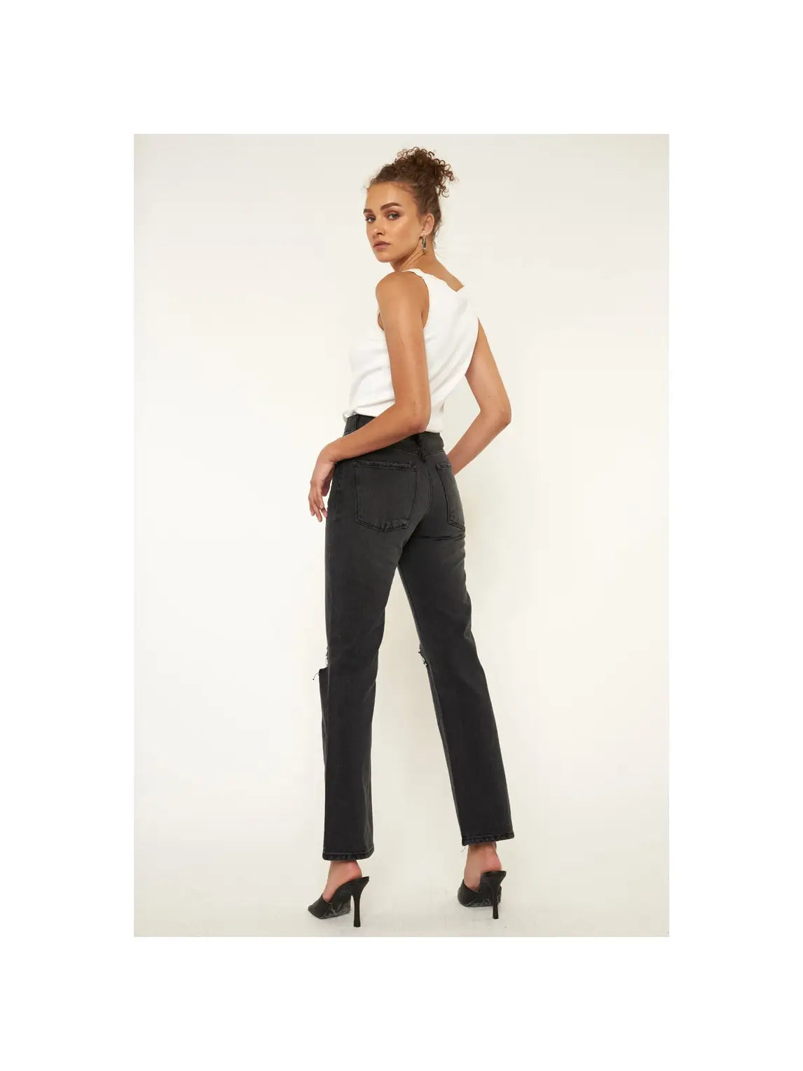 Boyfriend Jeans- Black