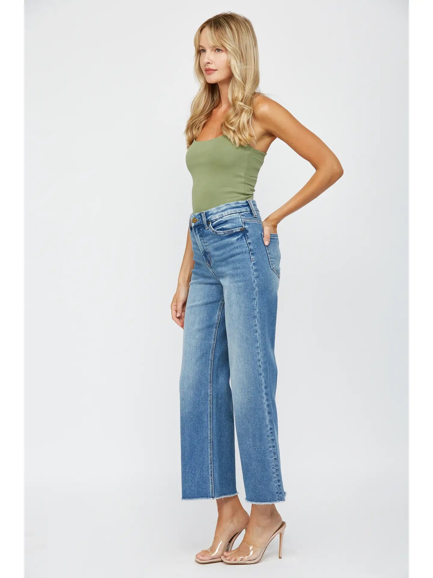 Festival Stretch Wide Leg Jeans