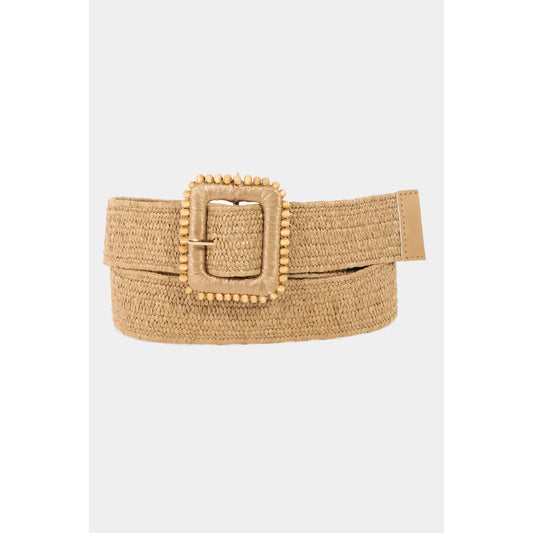 Elastic Square Buckle Belt