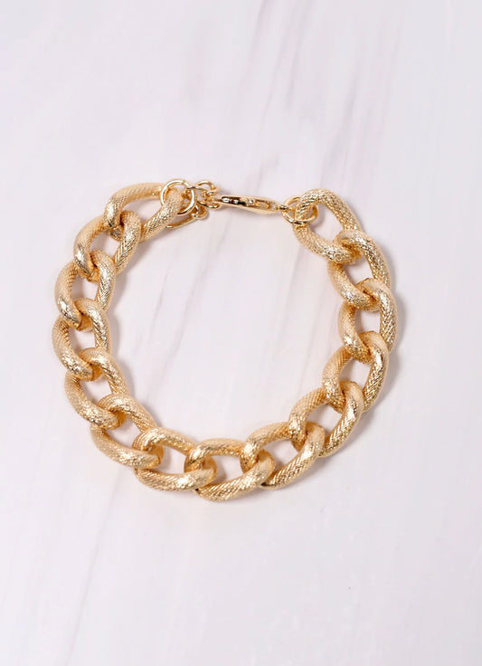 Ransom Gold Link Bracelet