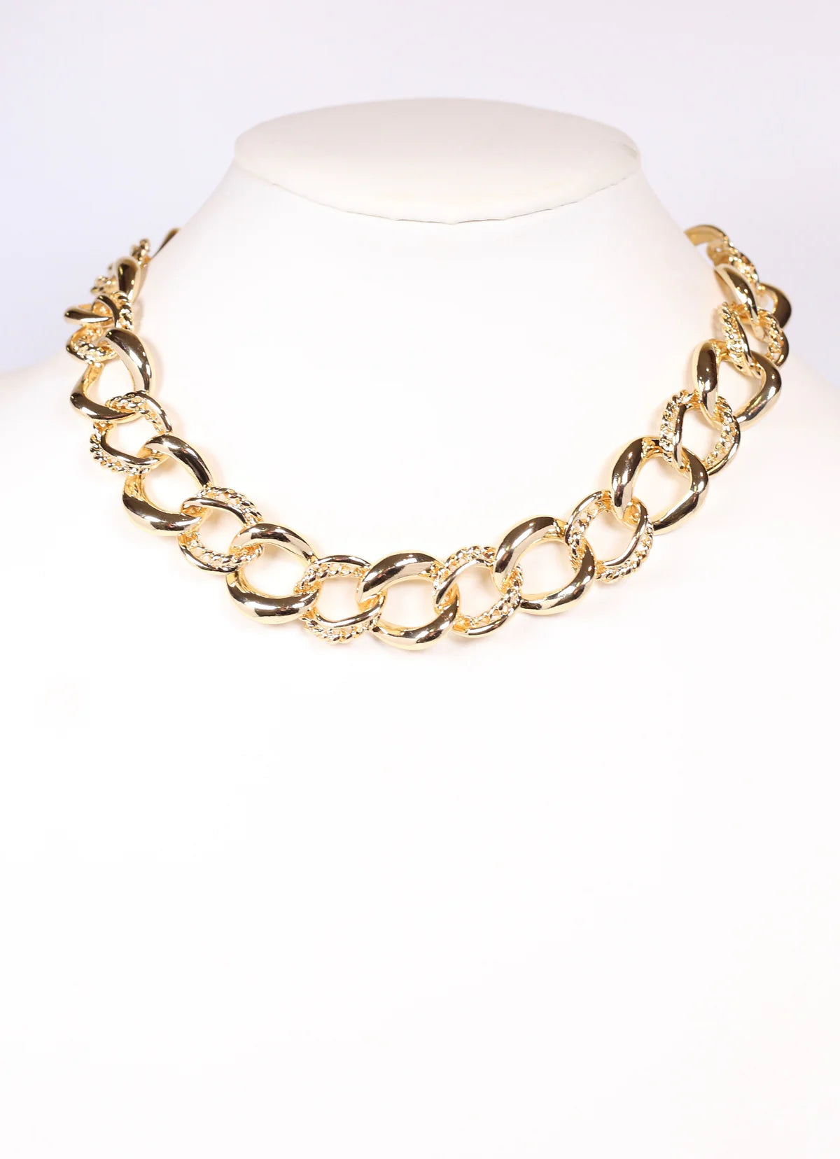 Carney Gold Link Necklace