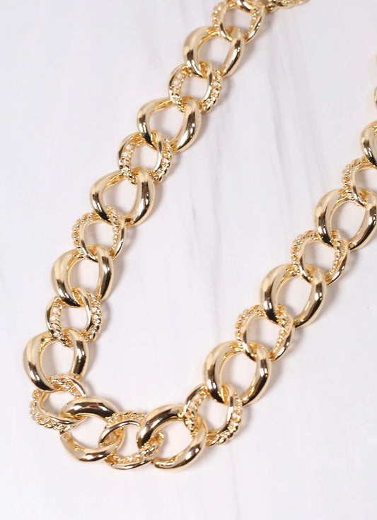 Carney Gold Link Necklace