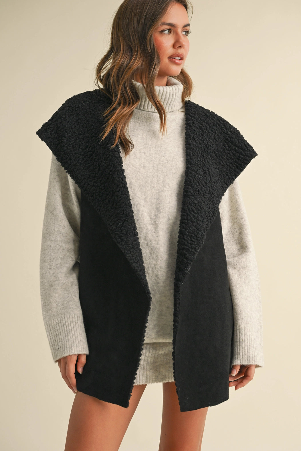 Sherpa Sweater Vest