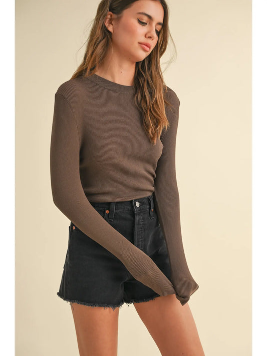 Ribbed Basic Top