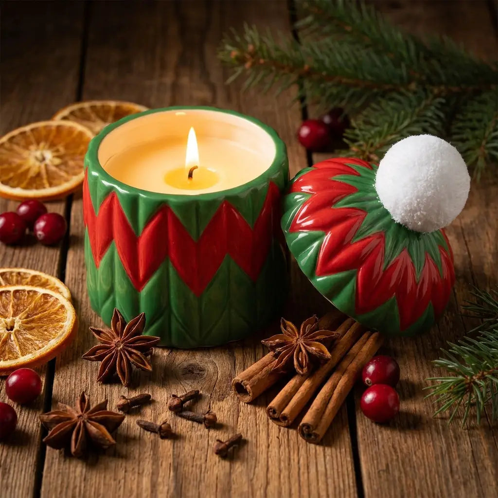Beanie Holiday Candle