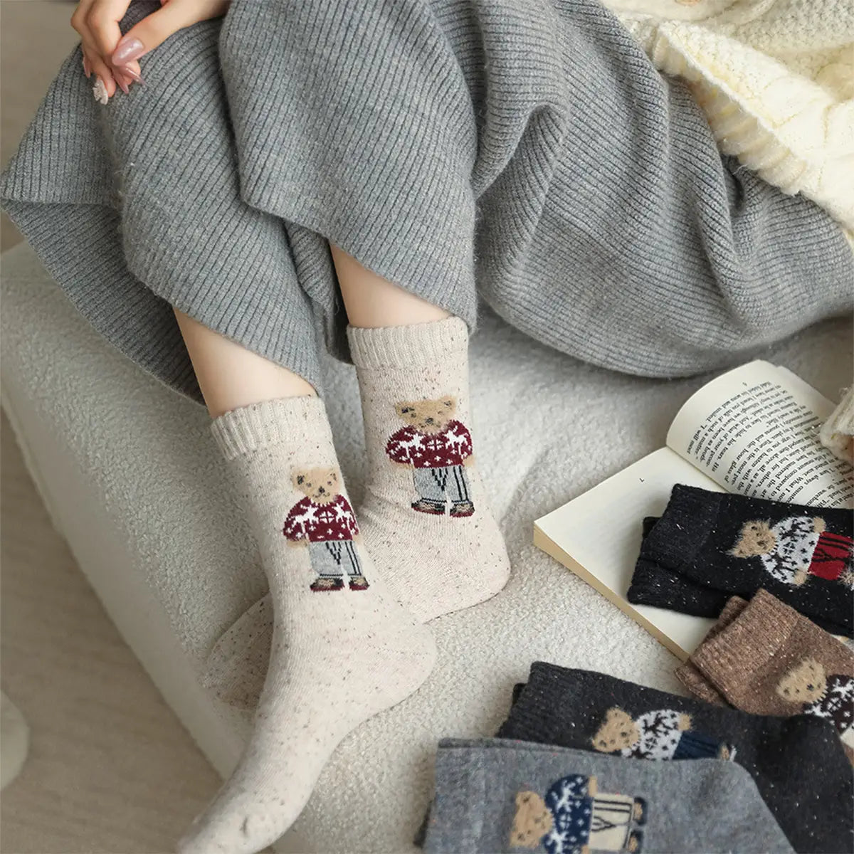 Wool Bear Socks