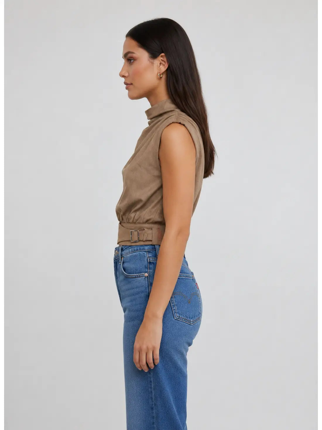 Belted Muse Top