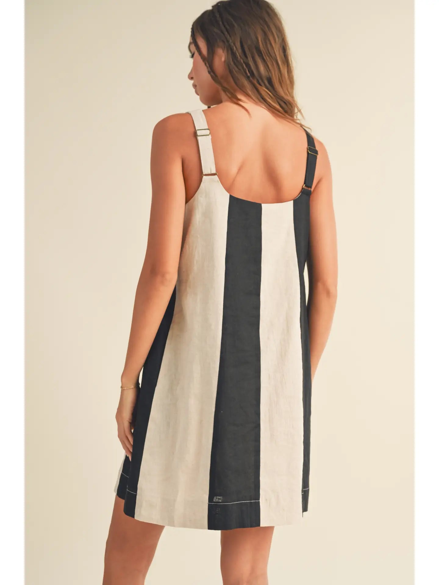 Block Mini Dress