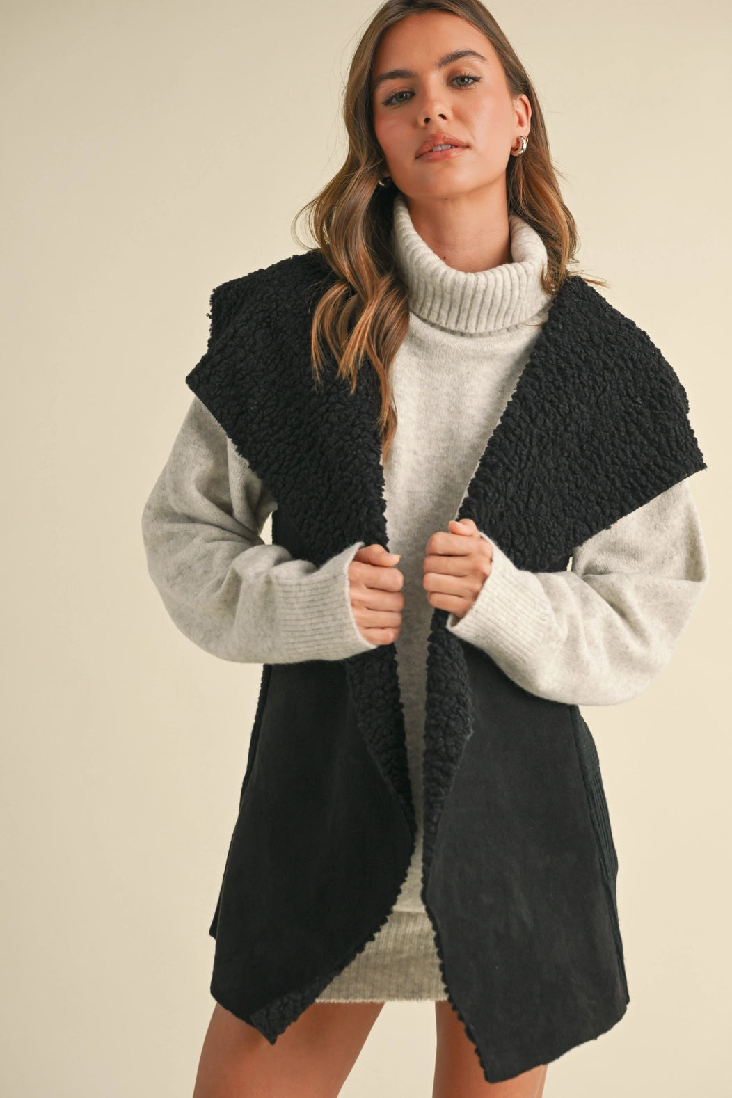 Sherpa Sweater Vest