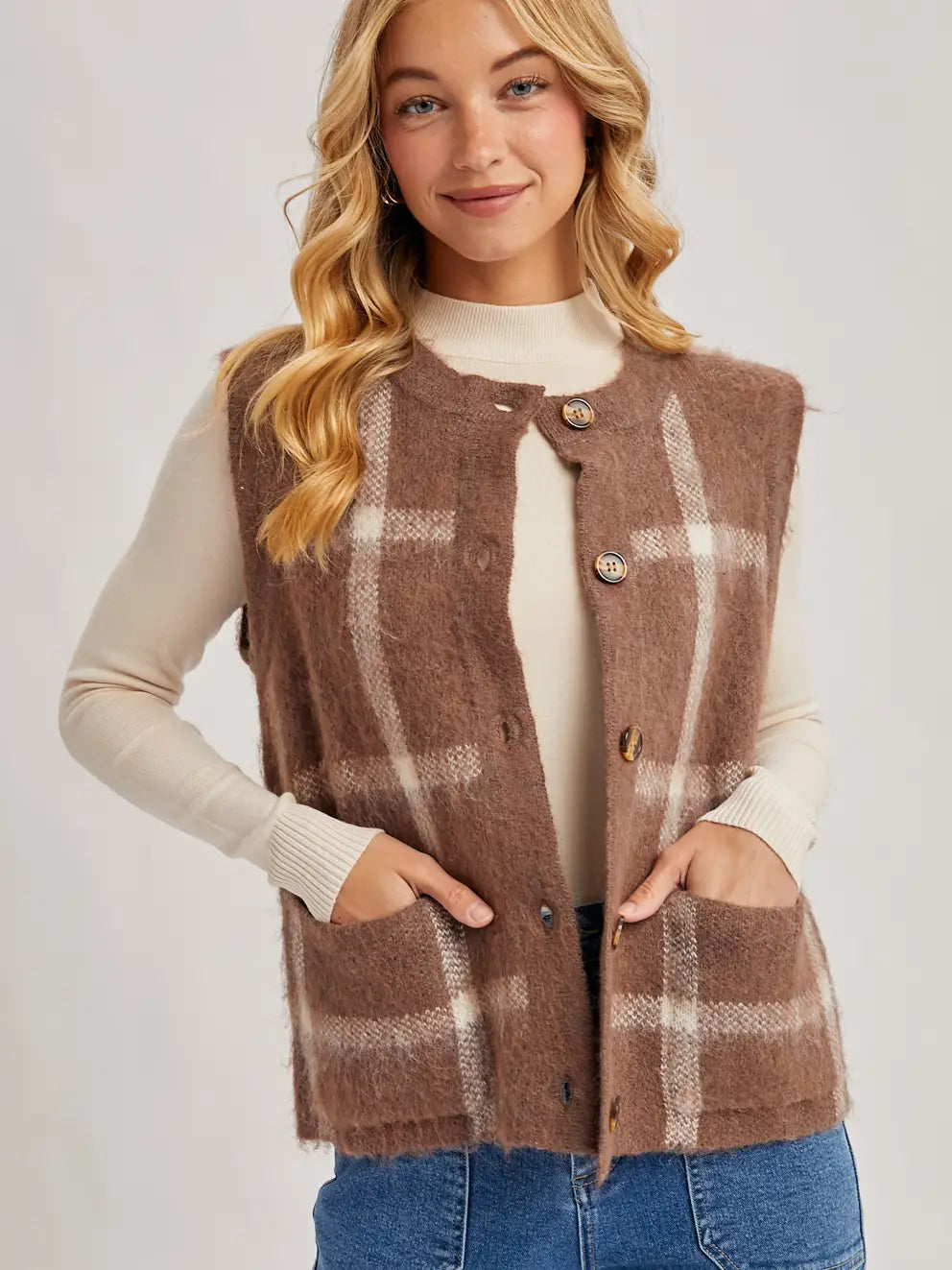 Fuzzy Sweater Vest