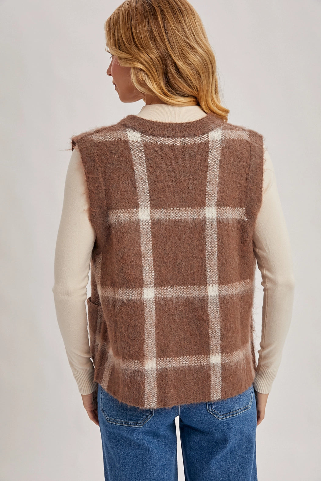 Fuzzy Sweater Vest