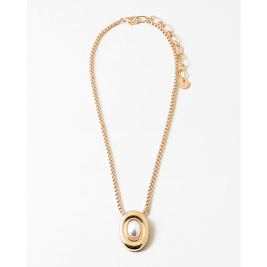Gold Pearl Necklace
