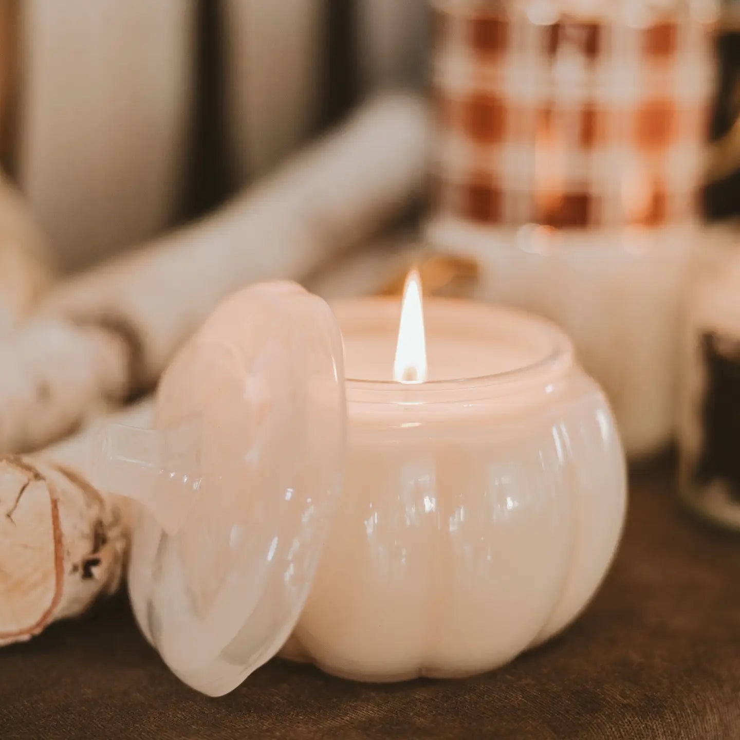 Pumpkin Jar Candles