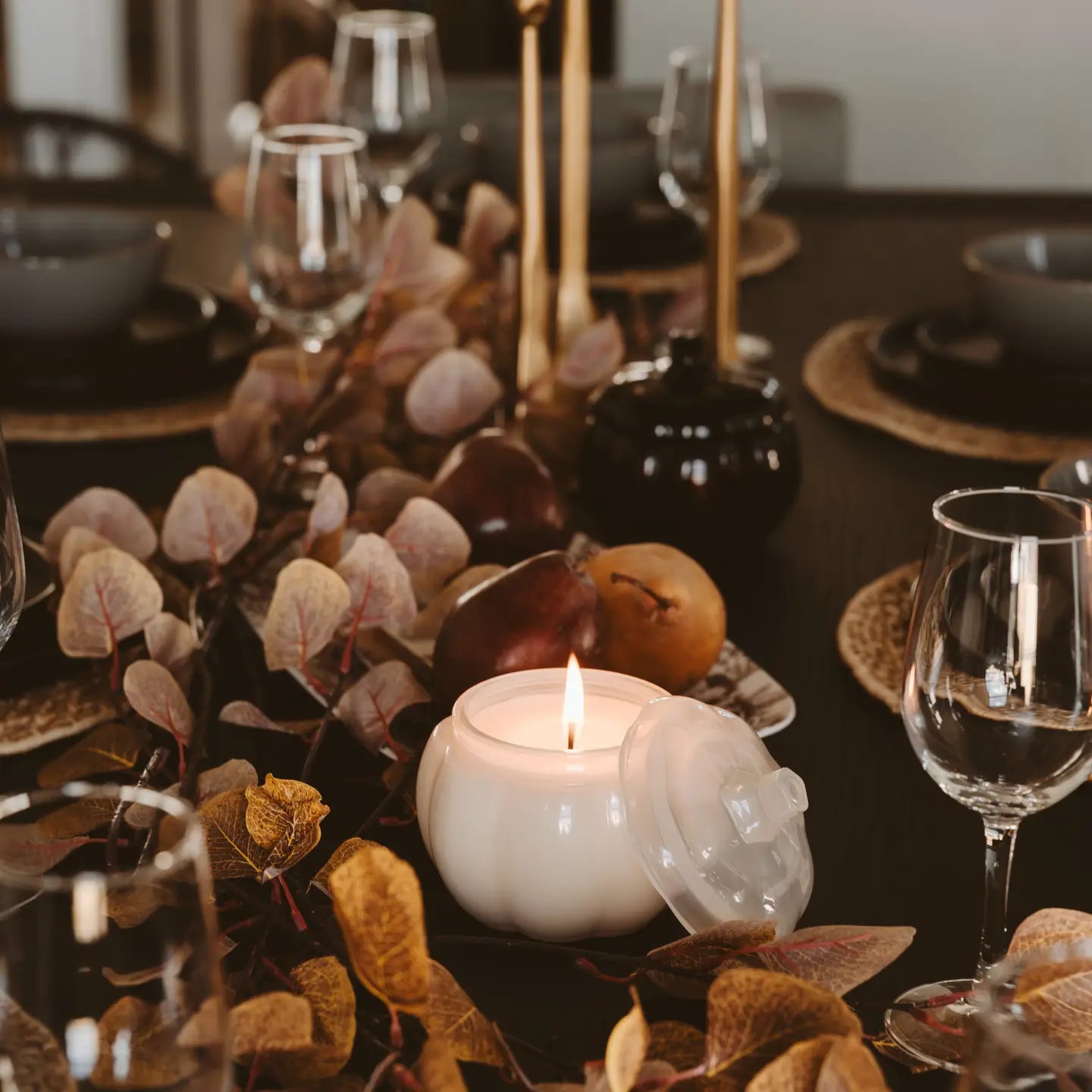 Pumpkin Jar Candles