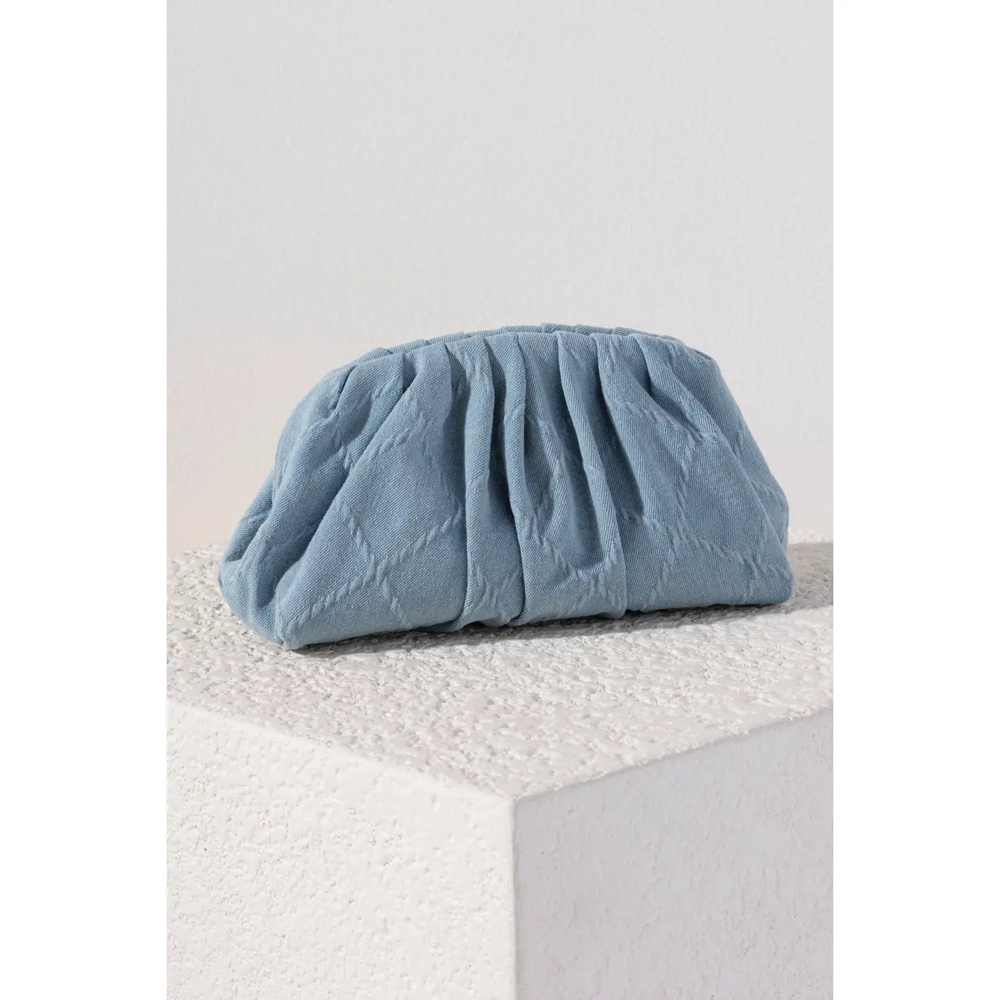 Julia Denim Clutch