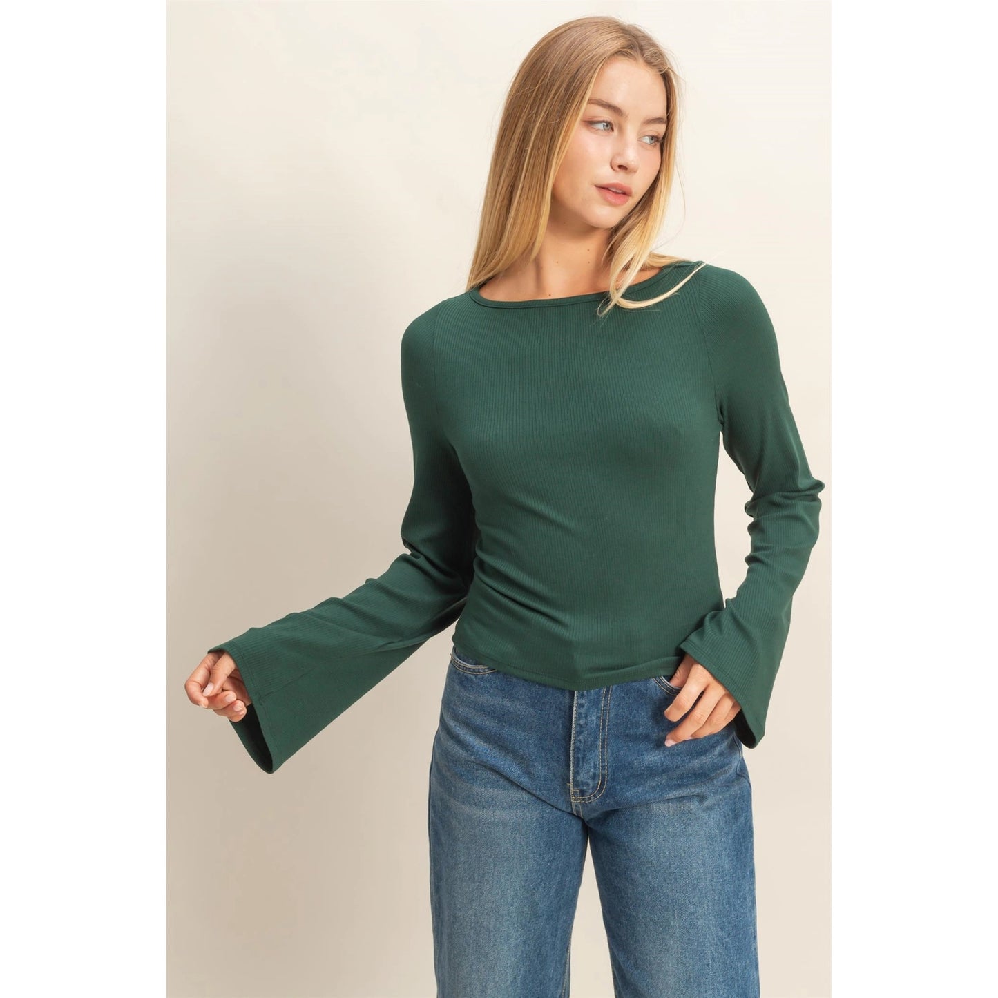 Ribbed Knit Top
