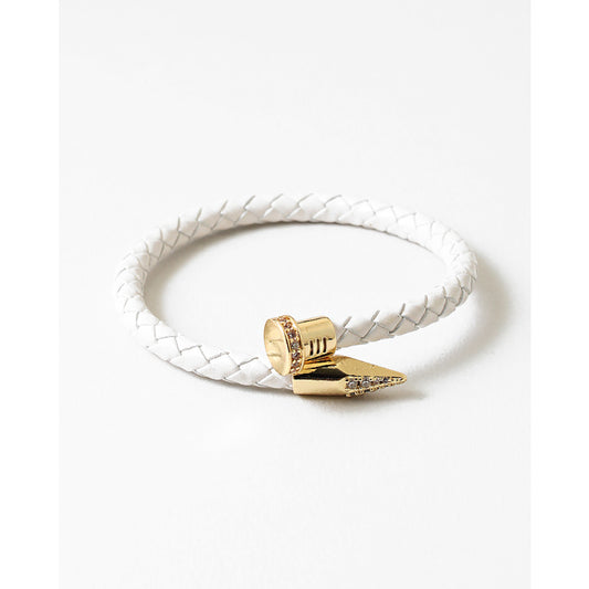White Nail Bracelet
