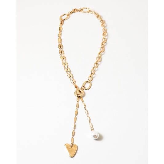 Pearl Heart Necklace