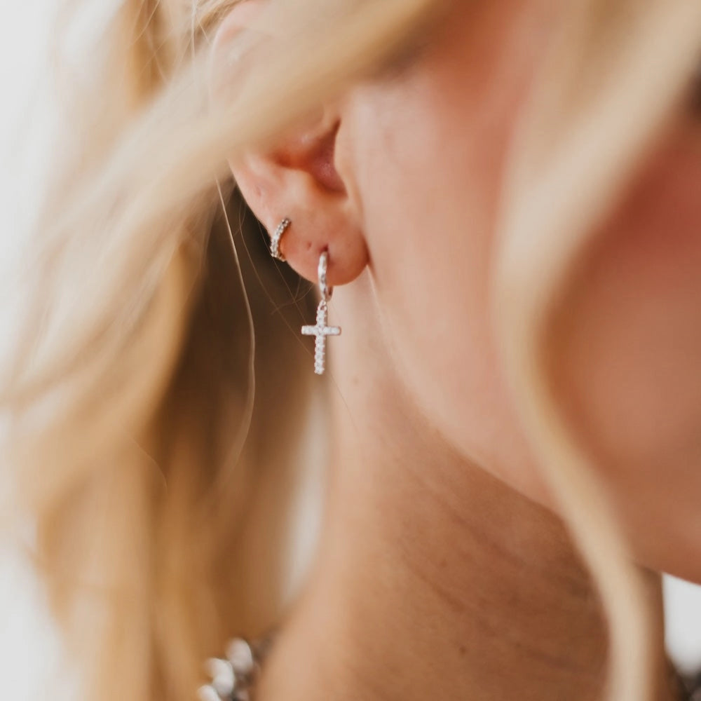Taryn Cross Earrings