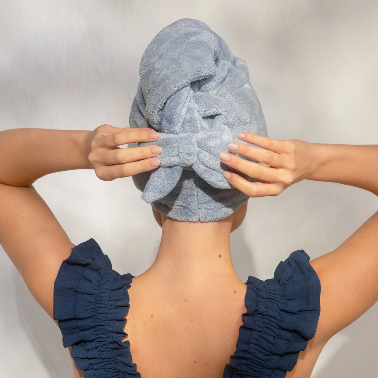 Towel Turban With Bow